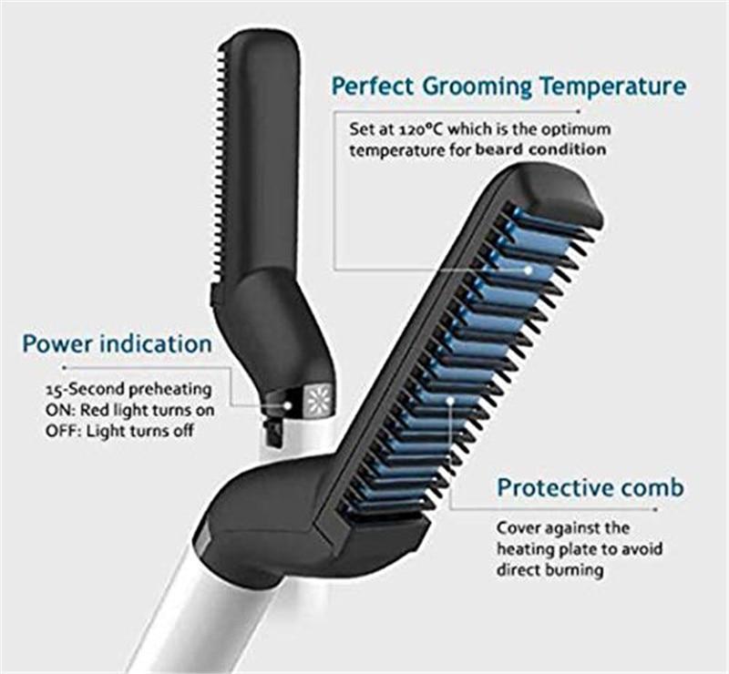 BEARD AND HAIR STRAIGHTENER